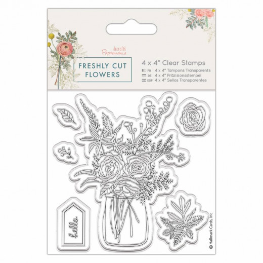 Clear Stamps - Freshly Cut Flowers Flower Vase